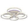 Светодиодная диммируемая люстра с ПДУ Profit Light 8047/3+3 WHT 180W+8W RGB