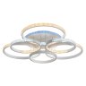 Светодиодная диммируемая люстра с ПДУ Profit Light 8047/3+3 WHT 180W+8W RGB