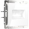 Розетка двойная Ethernet RJ-45 (белая) Werkel W1181101