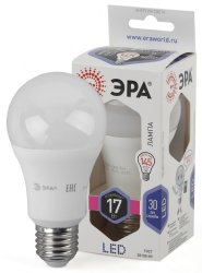Светодиодная лампа Е27 17W 6000К (холодный) Эра LED A60-17W-860-E27 (Б0031701)