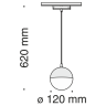 Трековый светильник на подвесе 10W 4000К для магнитного шинопровода Maytoni Track lamps TR018-2-10W4K-B