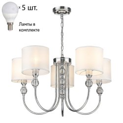 Подвесная люстра с лампочкой Velante 295-103-05+Lamps E14 P45