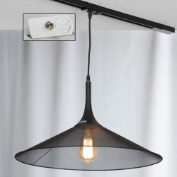 Однофазный светильник на подвесе для трека Cheektowaga Lussole Loft LSP-9813-TAW