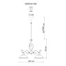 Подвесная люстра Arte Lamp Safari A6905LM-3AB