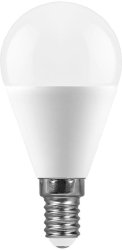 Светодиодная лампа E14 15W 6400K (холодный) G45 Saffit SBG4515 55211