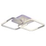 Светодиодная диммируемая люстра с ПДУ Profit Light 8026/2 WHT 76W+8W RGB