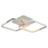 Светодиодная диммируемая люстра с ПДУ Profit Light 8026/2 WHT 76W+8W RGB