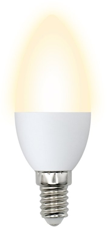 Светодиодная лампа E14 11W 3000K (теплый) Norma Volpe LED-C37-11W/WW/E14/FR/NR (UL-00003812)
