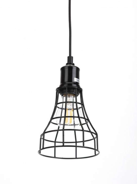 Подвесной светильник ЭРА Loft PL10 BK