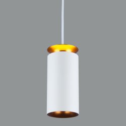 Светильник подвесной Elektrostandard DLS021 9+4W 4200К белый матовый/золото a045501