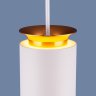 Светильник подвесной Elektrostandard DLS021 9+4W 4200К белый матовый/золото a045501