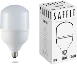 Светодиодная промышленная лампа E27-E40 50W 6400K (холодный) Saffit SBHP1050 55095