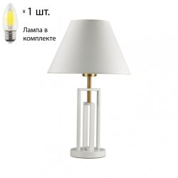 Настольная лампа с лампочкой Lumion Fletcher 5291/1T+Lamps Е27 Свеча