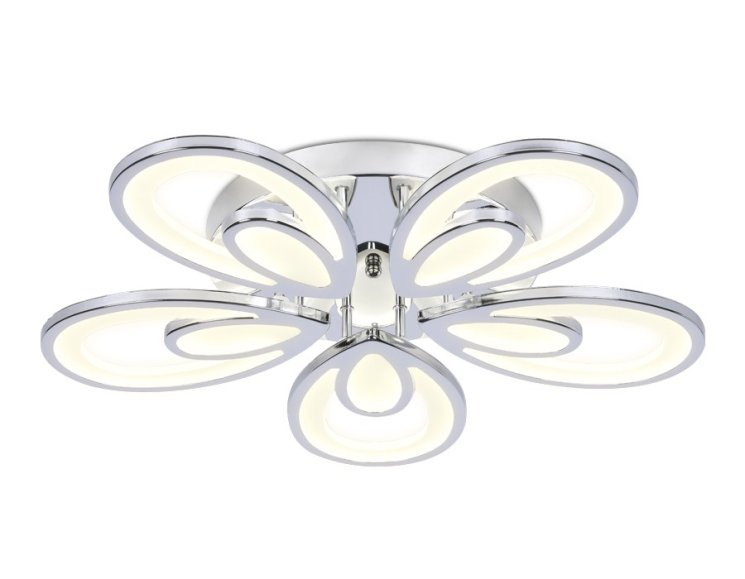 Потолочная светодиодная люстра с пультом д/у Ambrella light Acrylica FA469