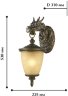 Уличный настенный светильник Favourite Dragon 1716-1W