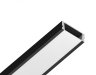 Алюминиевый профиль накладной 15.5*6 для светодиодной ленты до 11мм Ambrella light ILLUMINATION Alum GP1700BK