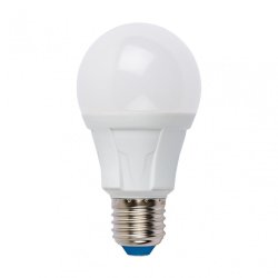 Лампа светодиодная (UL-00005036) Uniel E27 18W 3000K матовая LED-A60 18W/3000K/E27/FR PLP01WH