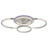 Светодиодная диммируемая люстра с ПДУ Profit Light 8047/2+2 WHT 120W+8W RGB
