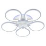 Светодиодная люстра с ПДУ Profit Light 8000/5 WHT 130W+8W RGB