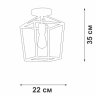 Потолочный светильник Vitaluce V3766-1/1P