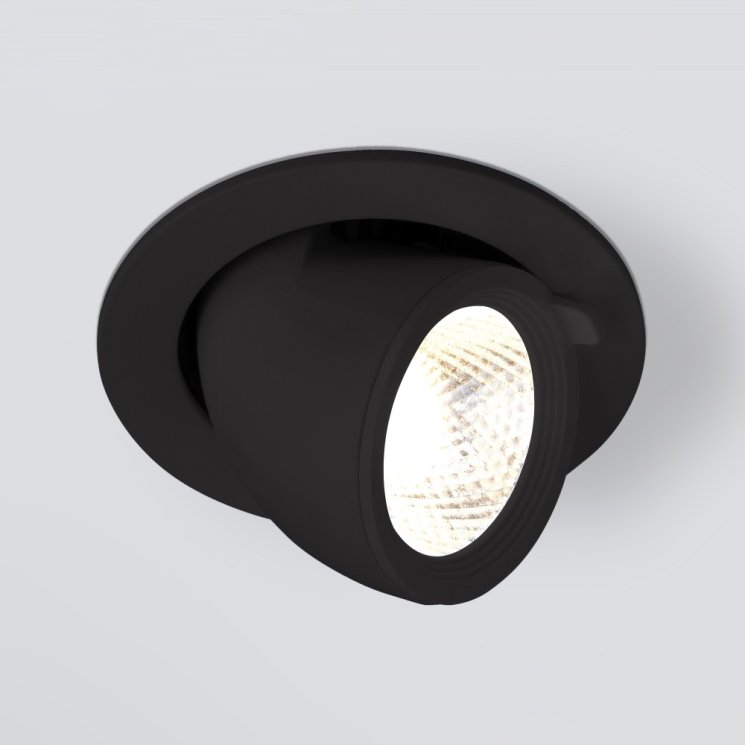 Встраиваемый светодиодный светильник Elektrostandard 9918 LED 9W 4200K черный (a052456)