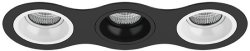 D637060706 Встраиваемый точечный светильник Domino Round Lightstar (комплект из 214637+214606+214607+214606)