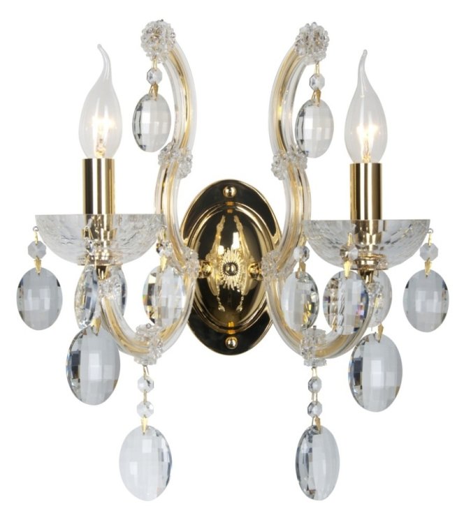 Бра Crystal Lux Hollywood AP2 Gold