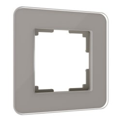 Рамка из стекла на 1 пост Elite дымчатый Werkel W0012417