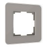 Рамка из стекла на 1 пост Elite дымчатый Werkel W0012417