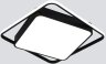 Потолочная люстра с пультом ДУ Eurosvet Jeremy 90252/1 черный