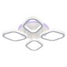 Светодиодная диммируемая люстра с ПДУ Profit Light 8044/4 WHT 136W+6,5W RGB
