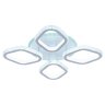 Светодиодная диммируемая люстра с ПДУ Profit Light 8044/4 WHT 136W+6,5W RGB