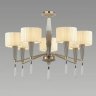 Подвесная люстра Odeon Latte с лампочками 5403/7+Lamps E14 Свеча