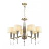 Подвесная люстра Odeon Latte с лампочками 5403/7+Lamps E14 Свеча