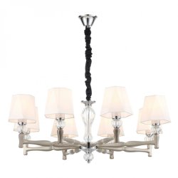 Подвесная люстра Escada 672/8S E27*60W Nickel ARCADIA