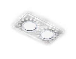 Встраиваемый светодиодный светильник Ambrella light Led S234/2 W/CH/WH