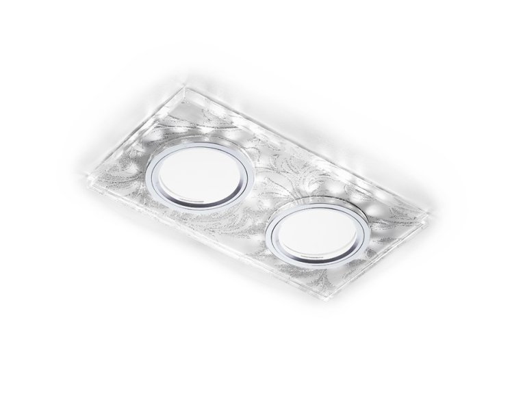 Встраиваемый светодиодный светильник Ambrella light Led S234/2 W/CH/WH