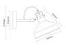 WML-425 C62 Бра настенное Camelion Amsterdam 13020