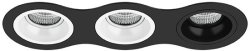 D637060607 Встраиваемый точечный светильник Domino Round Lightstar (комплект из 214637+214606+214606+214607)