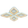 Светодиодная диммируемая люстра с ПДУ Profit Light 8054/4 WHT 216W