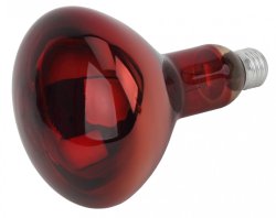ИКЗК 230-150 R127 (15/180) Инфракрасная лампа красного света  E27 ЭРА Б0042981