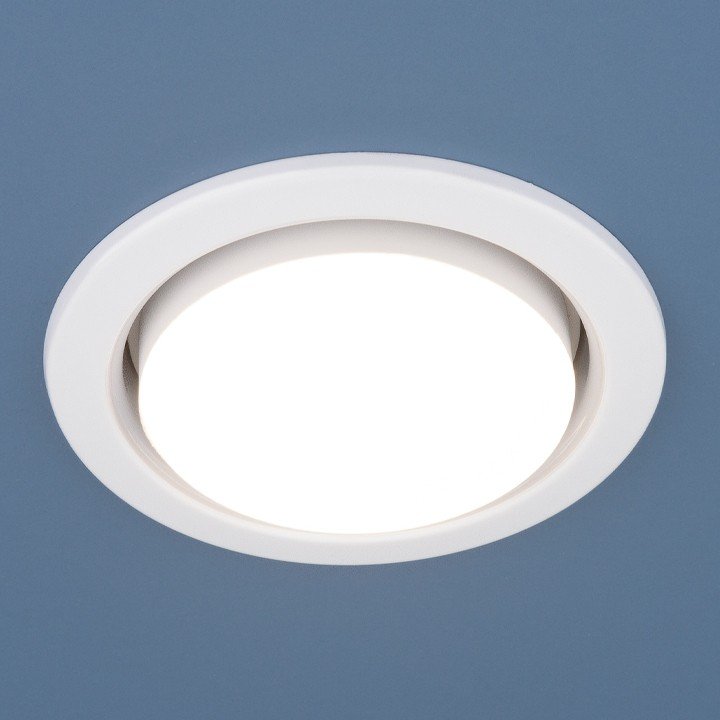 1035 GX53 WH белый Встраиваемый точечный светильник Elektrostandard (a032501)