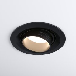 Встраиваемый светодиодный светильник Elektrostandard 9919 LED 10W 4200K черный (a052458)