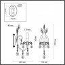 Бра с лампочкой Odeon Light Versia 4977/1W+Lamps E14 Свеча