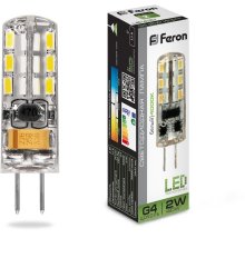 Лампа светодиодная Feron LB-420 G4 2W 4000K 25448