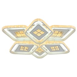 Светодиодная диммируемая люстра с ПДУ Profit Light 8054/3+3 WHT 324W