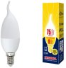 Лампа светодиодная (UL-00003809) E14 9W 3000K матовая LED-CW37-9W/WW/E14/FR/NR