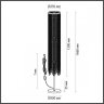 Торшер Odeon Chokka с лампочками 5028/3F+Lamps E14 P45