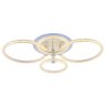 Светодиодная диммируемая люстра с ПДУ Profit Light 8024/2+2 WHT 93W+7W RGB
