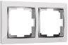 Рамка на 2 поста (белый/хром) Werkel W0021901